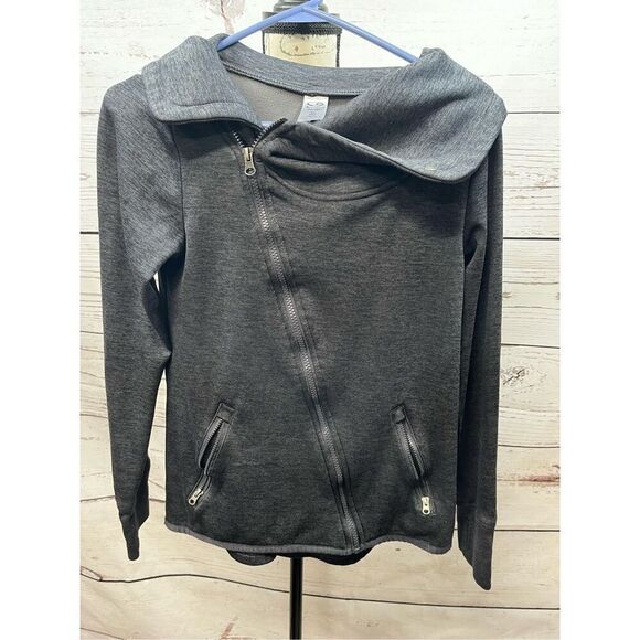 Champion Duo Dry XS dark gray side zip sweatshirt - 2982 - Picture 1 of 3